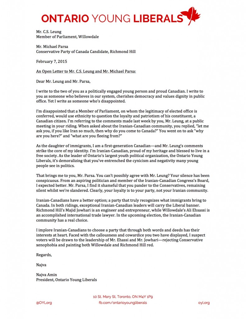 Leung Letter